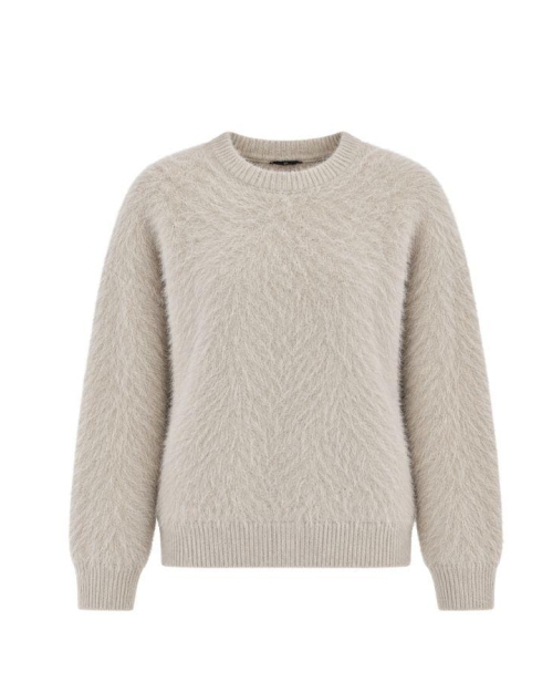 Boohtiek Trui SS Fluffy Creme