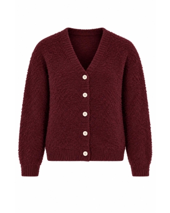 Boohtiek Vest uni Bordeaux