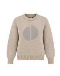Boohtiek Trui Circle Sand