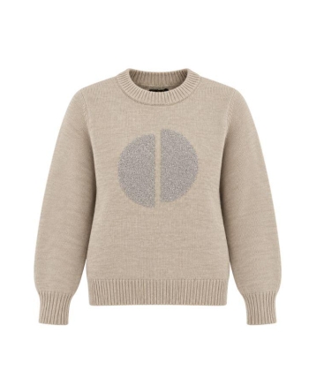 Boohtiek Trui Circle Sand