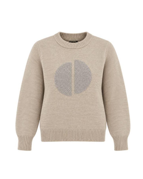 Boohtiek Trui Circle Sand
