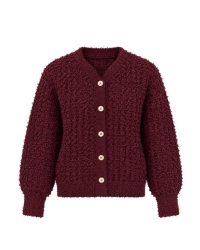 Boohtiek Vest Popcorn Bordeaux