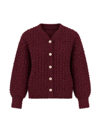 Boohtiek Vest Popcorn Bordeaux