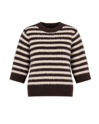 Boohtiek Trui stripe Brown