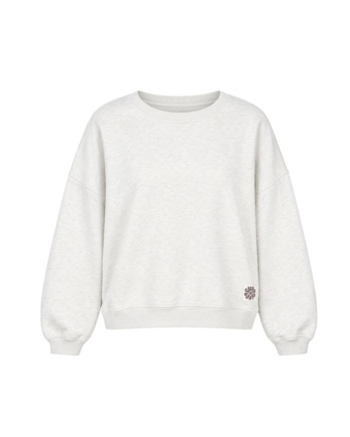 The Shirt Project Cropped Sweatshirt 11036 silver mélange TSP352
