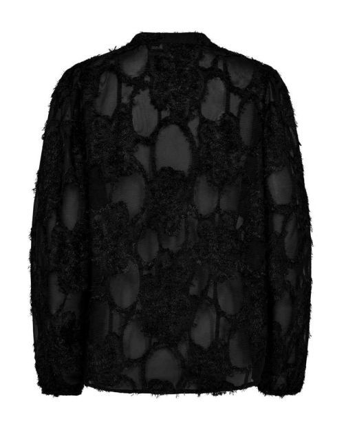 Freequent BLOUSE Black w. Gold