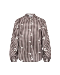 Sisters Point Blouse 842 Brown Check