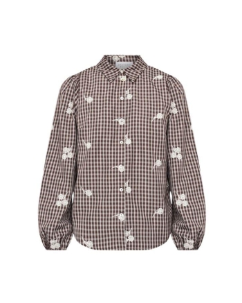 Sisters Point Blouse 842 Brown Check