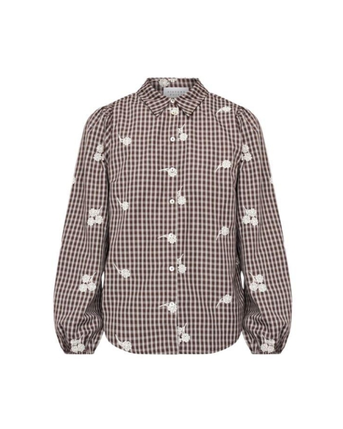 Sisters Point Blouse 842 Brown Check
