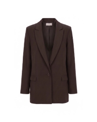 Studio Anneloes Sanny bonded blazer 8700 espresso