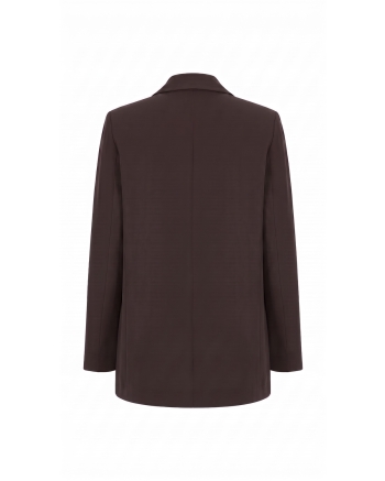 Studio Anneloes Sanny bonded blazer 8700 espresso